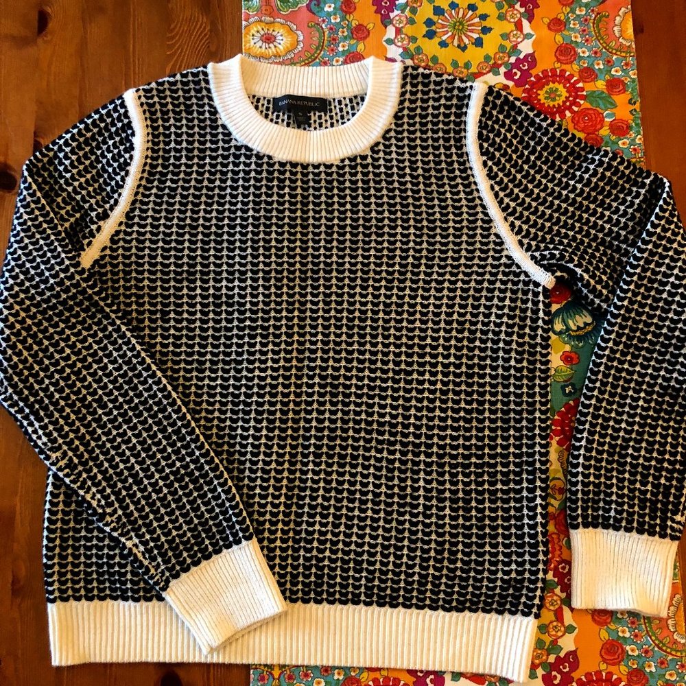 Banana Republic Heart-Stitch Sweater